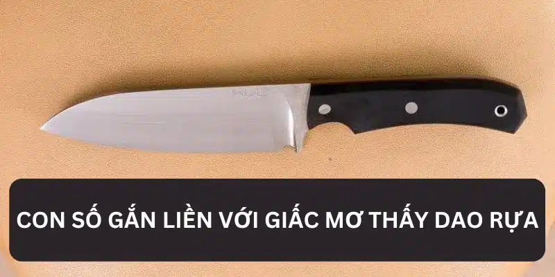 Những con số gắn với giấc mơ thấy dao rựa